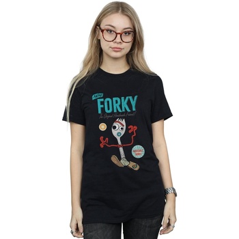 textil Mujer Camisetas manga larga Disney Toy Story 4 Forky Handmade Friend Negro