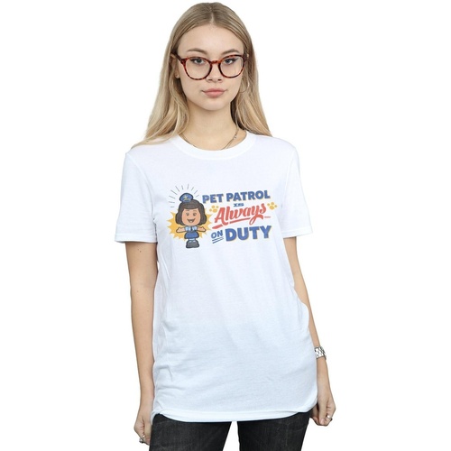 textil Mujer Camisetas manga larga Disney Toy Story 4 Giggle McDimples Pet Patrol Blanco