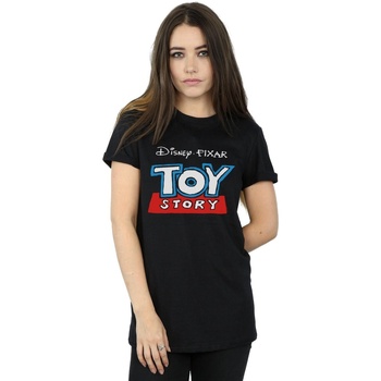 textil Mujer Camisetas manga larga Disney Toy Story Cartoon Logo Negro