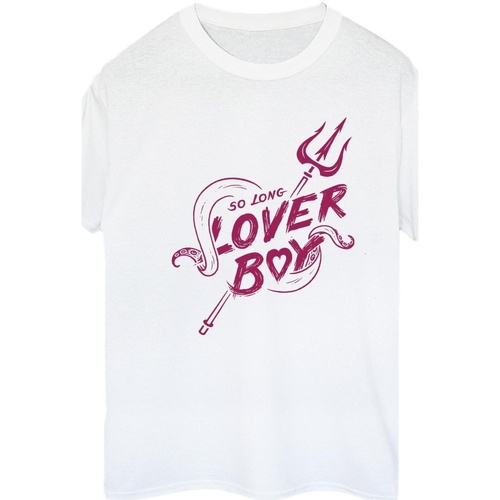 textil Mujer Camisetas manga larga Disney Villains Ursula Lover Boy Blanco