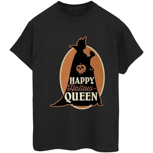 textil Mujer Camisetas manga larga Disney Villains Hallow Queen Negro