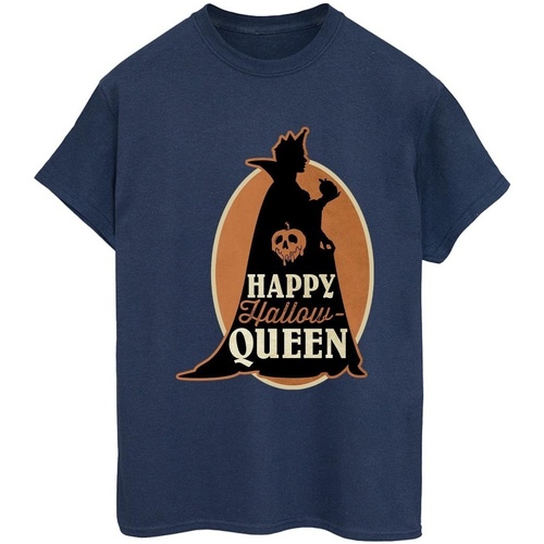 textil Mujer Camisetas manga larga Disney Villains Hallow Queen Azul