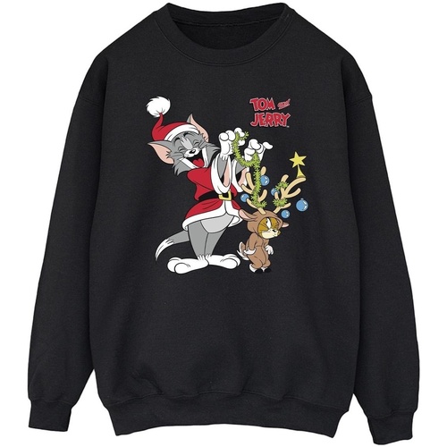 textil Hombre Sudaderas Tom & Jerry Christmas Reindeer Negro
