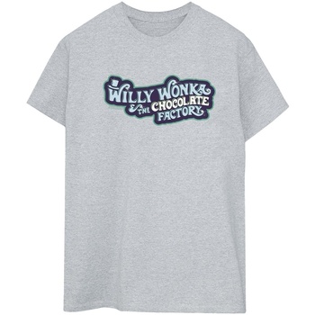 Willy Wonka Chocolate Factory Logo Gris