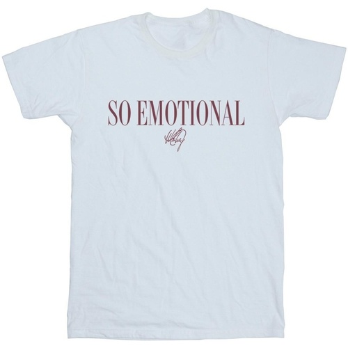 textil Mujer Camisetas manga larga Whitney Houston So Emotional Blanco
