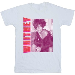 textil Mujer Camisetas manga larga Whitney Houston WHITNEY Pose Blanco