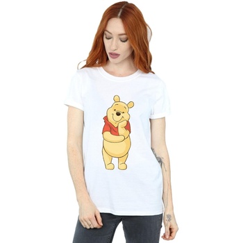 textil Mujer Camisetas manga larga Disney Winnie The Pooh Cute Blanco