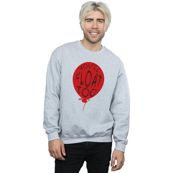 textil Hombre Sudaderas It Pennywise You'll Float Too Gris