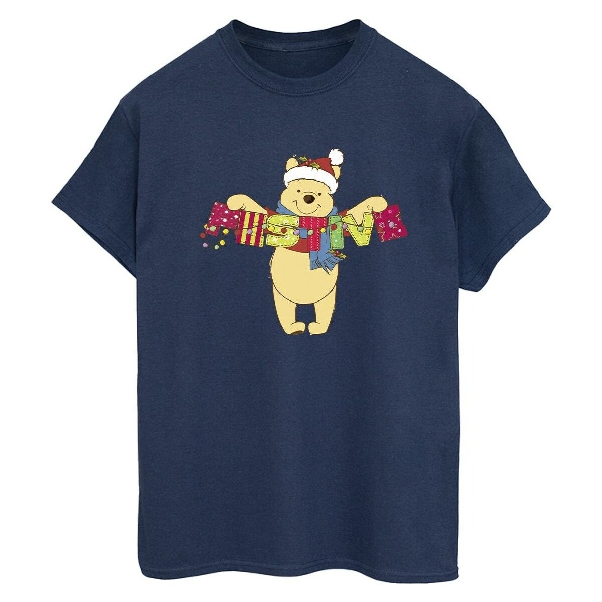 textil Mujer Camisetas manga larga Disney Winnie The Pooh Festive Azul