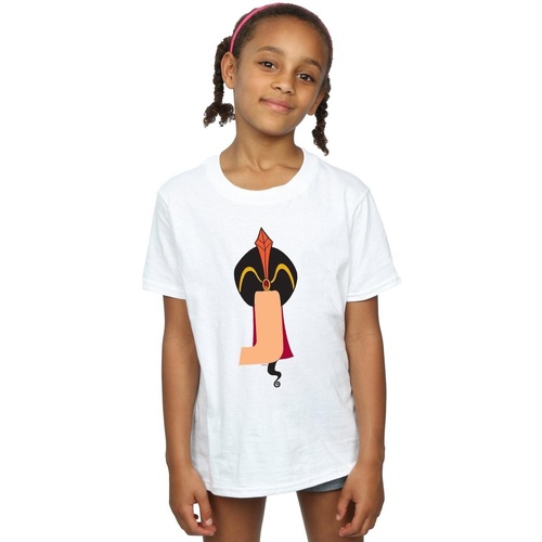 textil Niña Camisetas manga larga Disney Alphabet J Is For Jafar Blanco