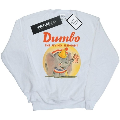textil Mujer Sudaderas Disney Dumbo Flying Elephant Blanco