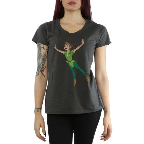 textil Mujer Camisetas manga larga Disney Classic Flying Peter Pan Multicolor