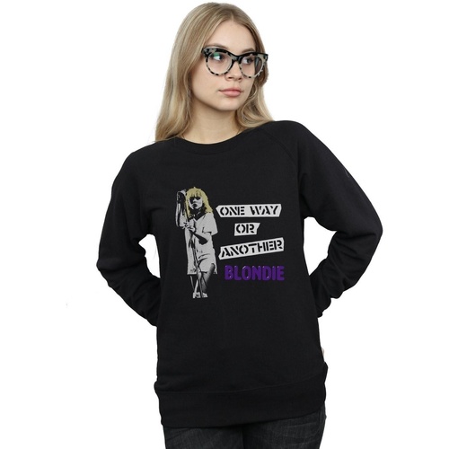 textil Mujer Sudaderas Blondie One Way Or Another Negro