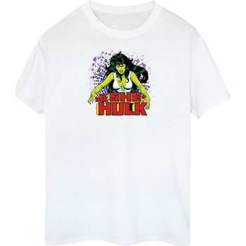 textil Mujer Camisetas manga larga Marvel The Savage She-Hulk Blanco