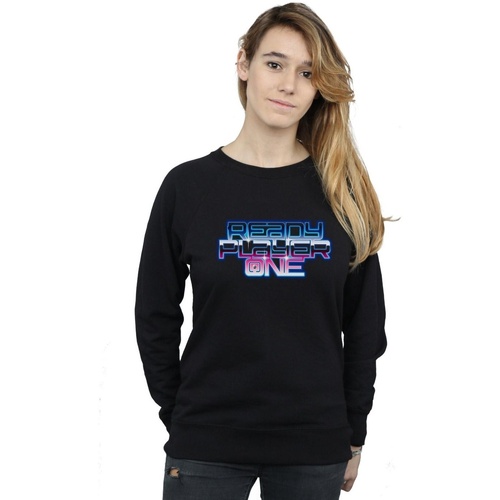 textil Mujer Sudaderas Ready Player One Gradient Logo Negro