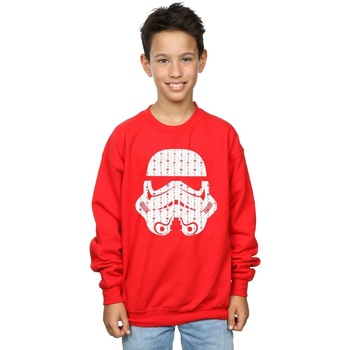 textil Niño Sudaderas Disney Christmas Stormtrooper Helmet Rojo