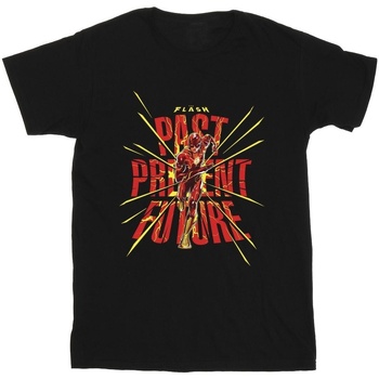 textil Hombre Camisetas manga larga Dc Comics The Flash Past Present Future Negro
