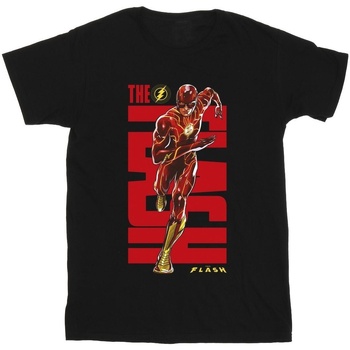 textil Hombre Camisetas manga larga Dc Comics The Flash Dash Negro