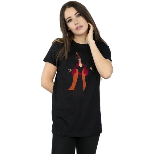 textil Mujer Camisetas manga larga Disney Aladdin Classic Jafar Negro