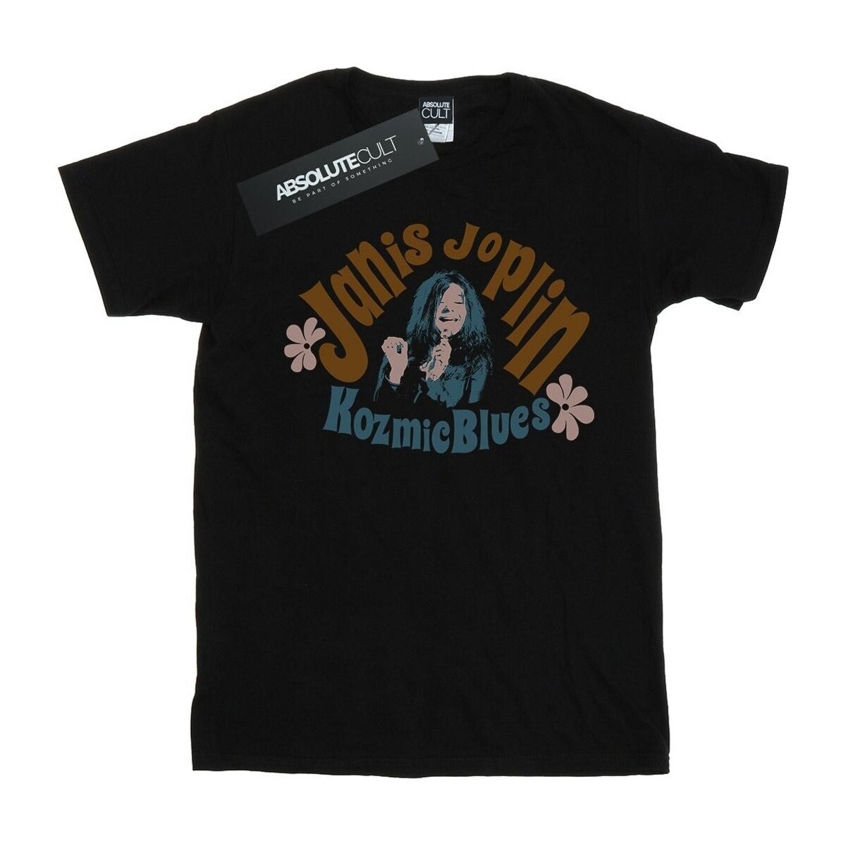 textil Niña Camisetas manga larga Janis Joplin Kozmic Blues Negro