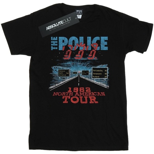 textil Niña Camisetas manga larga The Police North American Tour V2 Negro