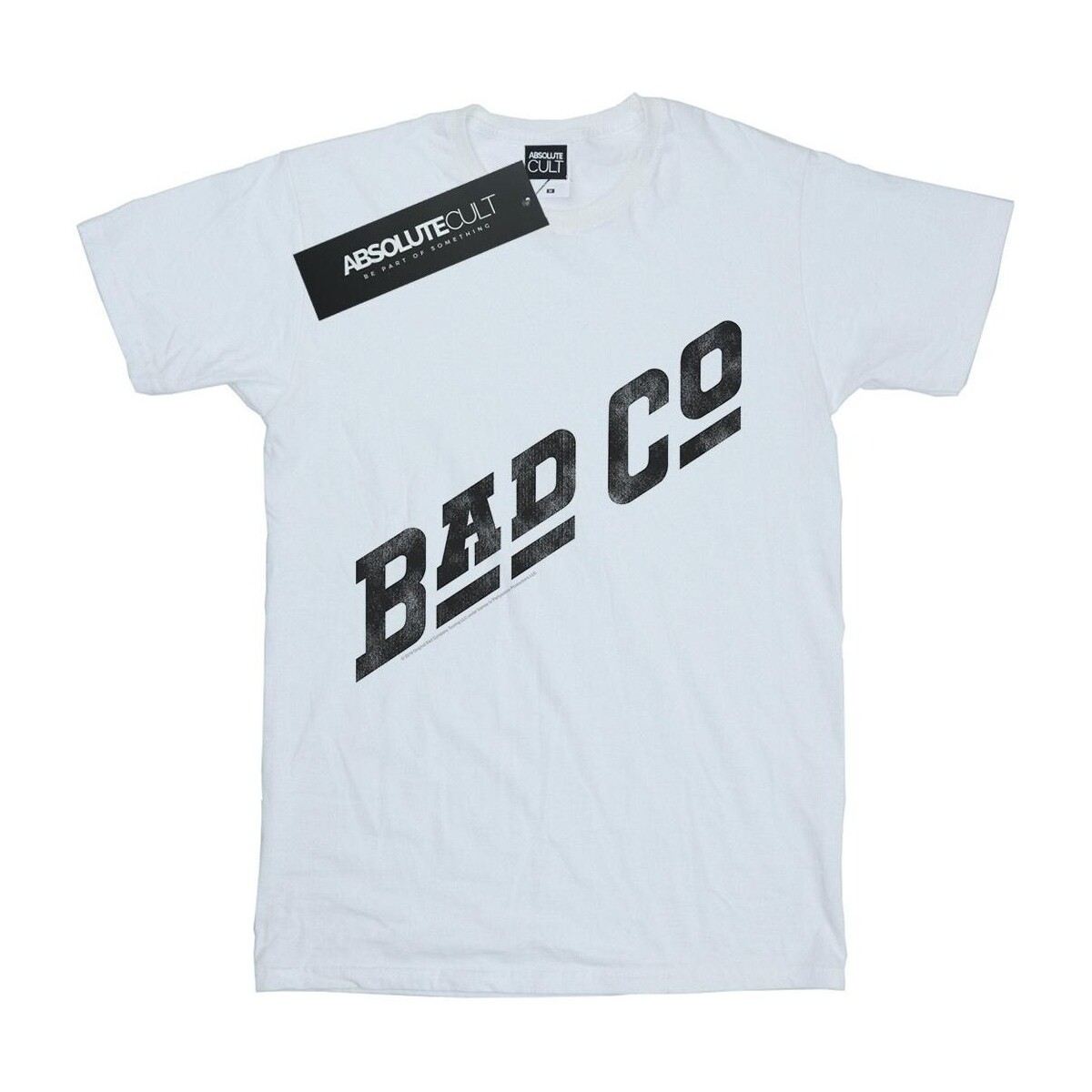 textil Niña Camisetas manga larga Bad Company Distressed Logo Blanco
