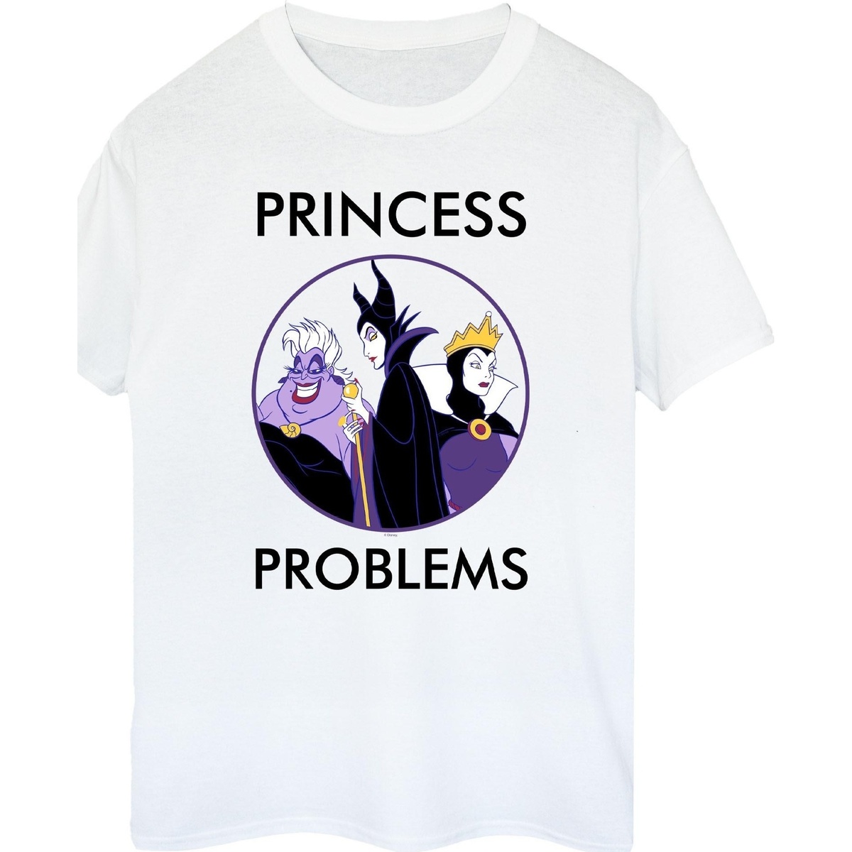 textil Mujer Camisetas manga larga Disney Villains Princess Headaches Blanco