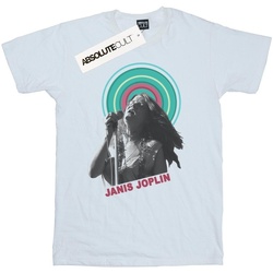 textil Niña Camisetas manga larga Janis Joplin Halo Photo Blanco