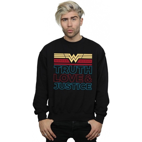 textil Hombre Sudaderas Dc Comics Wonder Woman 84 Truth Love And Justice Negro