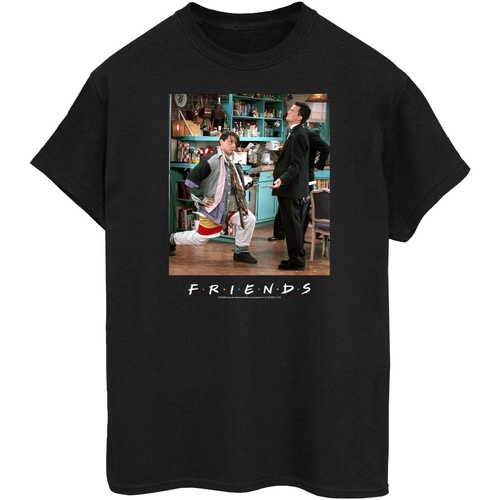 textil Mujer Camisetas manga larga Friends Joey Lunges Negro