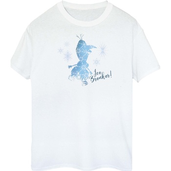 textil Mujer Camisetas manga larga Disney Frozen 2 Olaf Ice Breaker Blanco