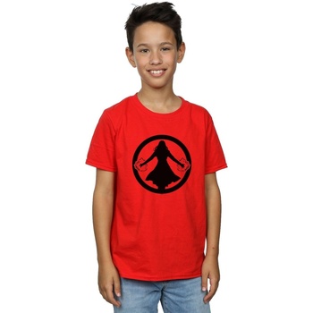 textil Niño Camisetas manga corta Marvel Scarlet Witch Symbol Rojo