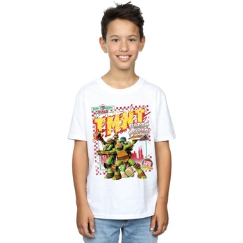 textil Niño Camisetas manga corta Tmnt Pizza Power Blanco