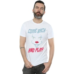 textil Hombre Camisetas manga larga It Chapter 2 Come Back And Play Blanco