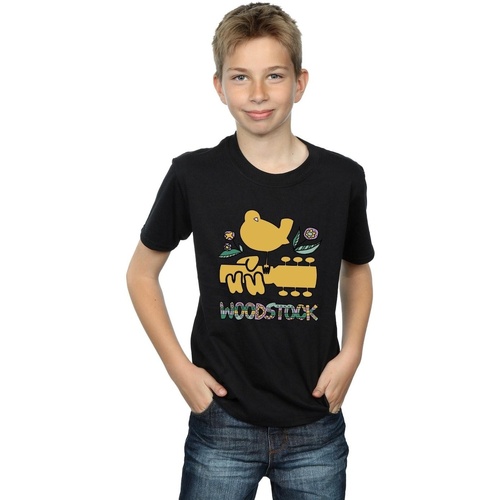 textil Niño Tops y Camisetas Woodstock Bird Aztec Pattern Negro