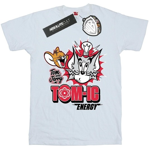textil Niña Camisetas manga larga Dessins Animés Tomic Energy Blanco