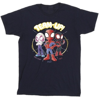 textil Niño Camisetas manga corta Marvel Spidey And His Amazing Friends Sketch Azul