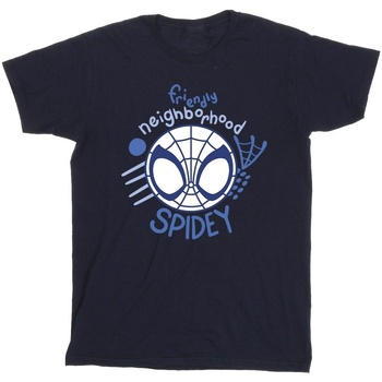 textil Niño Tops y Camisetas Marvel Spidey And His Amazing Friends Neighbourhood Azul