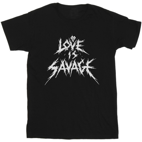 textil Niña Camisetas manga larga Disney Villains Love Is Savage Negro