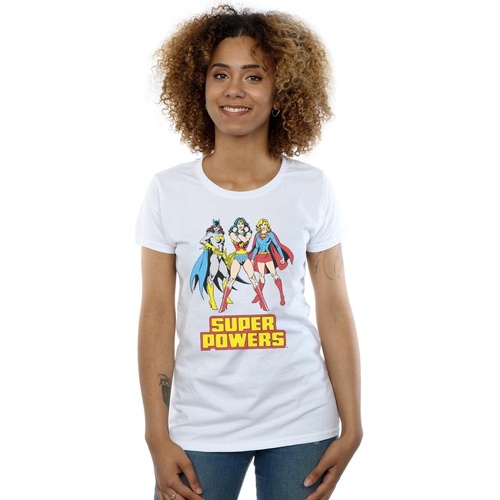 textil Mujer Camisetas manga larga Dc Comics Wonder Woman Super Power Group Blanco