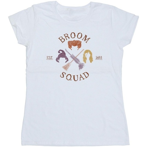 textil Mujer Camisetas manga larga Disney Hocus Pocus Broom Squad 93 Blanco