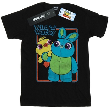 textil Hombre Camisetas manga larga Disney Toy Story 4 Duck And Bunny Wild And Wacky Negro