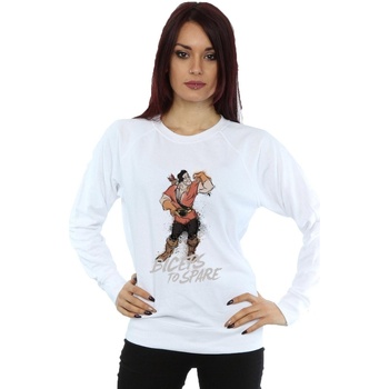 textil Mujer Sudaderas Disney Beauty And The Beast Gaston Biceps To Spare Blanco