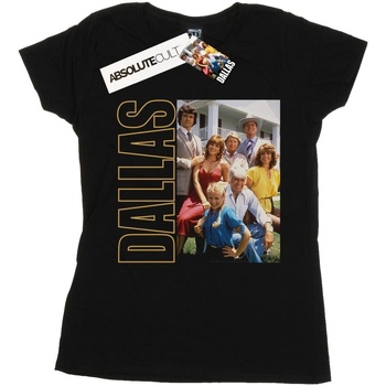 textil Mujer Camisetas manga larga Dallas Ewing Family Photo Negro