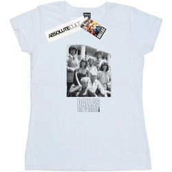 textil Mujer Camisetas manga larga Dallas Ewing Family Mono Blanco