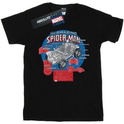 textil Mujer Camisetas manga larga Marvel Spider-Man Spider-Buggy Breakdown Negro