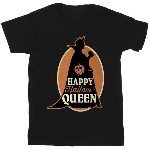 textil Hombre Camisetas manga larga Disney Villains Hallow Queen Negro