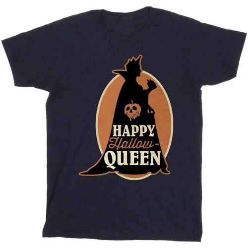 textil Hombre Camisetas manga larga Disney Villains Hallow Queen Azul