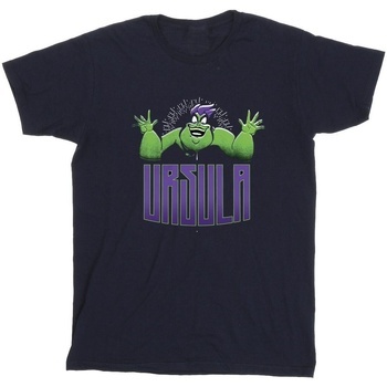 textil Hombre Camisetas manga larga Disney Villains Ursula Green Azul