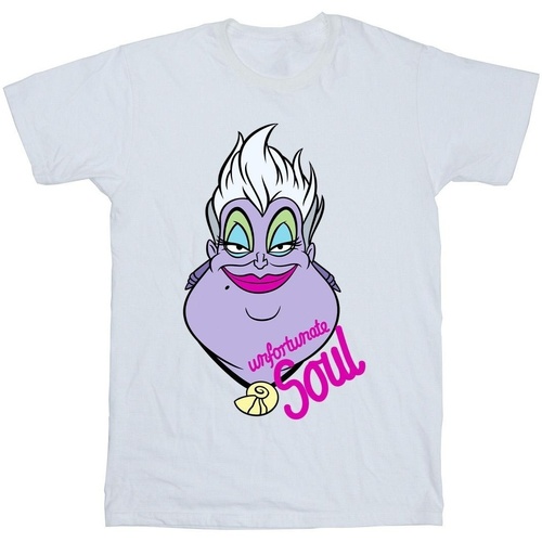 textil Hombre Camisetas manga larga Disney Villains Ursula Unfortunate Soul Blanco